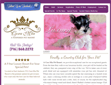 Tablet Screenshot of caramiapetresort.com